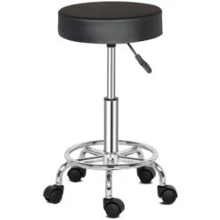 Swivel Stool Height Adjustable 360�� Rotation Chair Office Round Bar Stool, Black