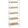 WOLTU Heavy Duty Bookcases Shelf Unit 5 Shelves Storage Rack White 1 WOLTU Heavy Duty Bookcases Shelf Unit 5 Shelves Storage Rack White -Living Room Furniture Store 72492469 1