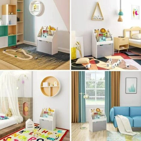 WOLTU Children Bookcases Toy&Book Storage Kids Rack Modern Safe Bedroom Playroom 5 WOLTU Children Bookcases Toy&Book Storage Kids Rack Modern Safe Bedroom Playroom - Image 3