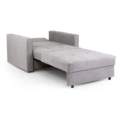 Honeypot - Viva - Small Pull Out Single Sofa Bed - Convertible Sleeper Foldable Lounger Armchair - Fabric (Armchair Sofabed, Grey) 9 Honeypot - Viva - Small Pull Out Single Sofa Bed - Convertible Sleeper Foldable Lounger Armchair - Fabric (Armchair Sofabed, Grey) -Living Room Furniture Store 73786317 5