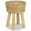Bar Stool Natural Rattan VidaXL -Living Room Furniture Store 7443472 1