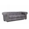 Hever Chesterfield 3 Seater Sofa Brown 1 Hever Chesterfield 3 Seater Sofa Brown -Living Room Furniture Store 74788939 1