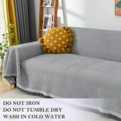Gray Sofa Cover, Large Sofa Slipcovers For 3 Cushion Couch Dog Couch Cover Recliner Couch Covers Couch Covers For 3 Cushion Couch 10 Gray Sofa Cover, Large Sofa Slipcovers For 3 Cushion Couch Dog Couch Cover Recliner Couch Covers Couch Covers For 3 Cushion Couch -Living Room Furniture Store 75026742 4
