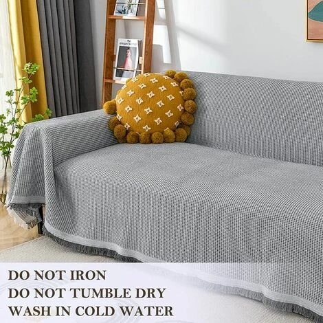 Gray Sofa Cover, Large Sofa Slipcovers For 3 Cushion Couch Dog Couch Cover Recliner Couch Covers Couch Covers For 3 Cushion Couch 6 Gray Sofa Cover, Large Sofa Slipcovers For 3 Cushion Couch Dog Couch Cover Recliner Couch Covers Couch Covers For 3 Cushion Couch - Image 4