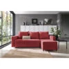 Oslo Corner Sofa Bed In Red - Right Facing - Color Red 2 Oslo Corner Sofa Bed In Red - Right Facing - Color Red -Living Room Furniture Store 75548652 1