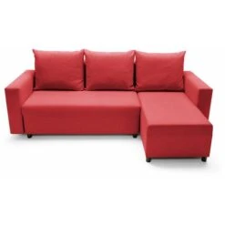 Oslo Corner Sofa Bed In Red - Right Facing - Color Red 10 Oslo Corner Sofa Bed In Red - Right Facing - Color Red -Living Room Furniture Store 75548652 4