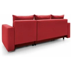Oslo Corner Sofa Bed In Red - Right Facing - Color Red 11 Oslo Corner Sofa Bed In Red - Right Facing - Color Red -Living Room Furniture Store 75548652 5