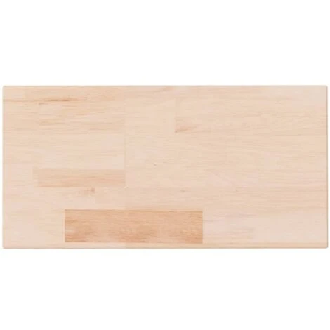 Shelf Board 40x20x2.5 Cm Untreated Solid Wood Oak VidaXL 4 Shelf Board 40x20x2.5 Cm Untreated Solid Wood Oak VidaXL - Image 2