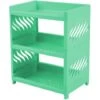 Desktop Double-layer Storage Rack Multi-layer Detachable Dormitory Storage Rack Green 1 Desktop Double-layer Storage Rack Multi-layer Detachable Dormitory Storage Rack Green -Living Room Furniture Store 77432253 1