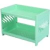 Double-Layer Desktop Storage Rack, Foldable Office Stationery Storage Rack, Storage Rack Green 1 Double-Layer Desktop Storage Rack, Foldable Office Stationery Storage Rack, Storage Rack Green -Living Room Furniture Store 77432663 1