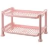 Bathroom Rack Multi-layer Kitchen Countertop Floor Storage Organizer Pink -Living Room Furniture Store 77432760 1