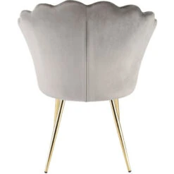 Daisy Accent Chairs In Grey Velvet, Set Of 2 9 Daisy Accent Chairs In Grey Velvet, Set Of 2 -Living Room Furniture Store 77679464 3