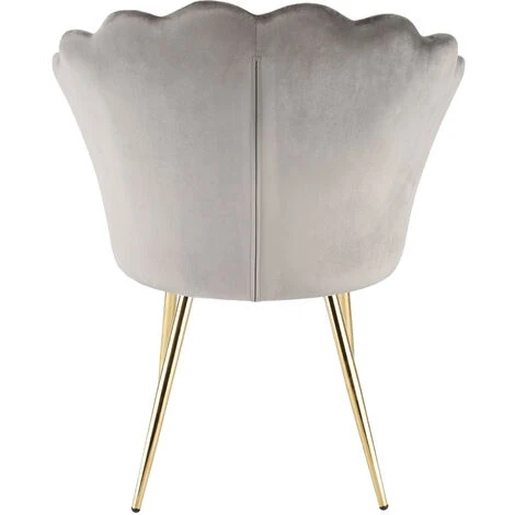Daisy Accent Chairs In Grey Velvet, Set Of 2 5 Daisy Accent Chairs In Grey Velvet, Set Of 2 - Image 3