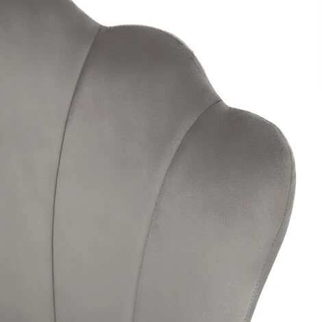 Daisy Accent Chairs In Grey Velvet, Set Of 2 6 Daisy Accent Chairs In Grey Velvet, Set Of 2 - Image 4