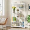 Tribesigns Bookcase Bookshelf Industrial, 5 Tier Free Standing Shelving Display Storage Unit For Living Room, Home Office 1 Tribesigns Bookcase Bookshelf Industrial, 5 Tier Free Standing Shelving Display Storage Unit For Living Room, Home Office -Living Room Furniture Store 78027861 1