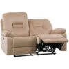 Modern Velvet Recliner Sofa Electric Reclining LED Padded 2 Seater Beige Bergen 1 Modern Velvet Recliner Sofa Electric Reclining LED Padded 2 Seater Beige Bergen -Living Room Furniture Store 79358276 1