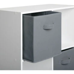 Jane - 2x4 Bookcase With 4 Baskets -Living Room Furniture Store 80154768 3