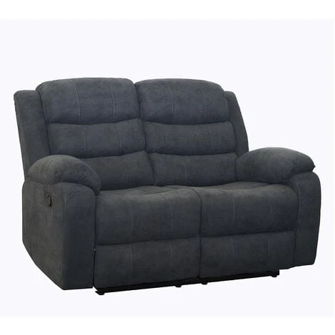 BOSTON MANUAL FABRIC RECLINER SOFA SUITE AMRCHAIR GREY 2 SEATER 3 BOSTON MANUAL FABRIC RECLINER SOFA SUITE AMRCHAIR GREY 2 SEATER