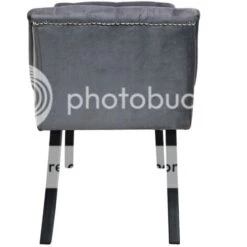 OLGA Upholstered Bench With Silver Beading Design, Elegant Bedroom Bench Seat, Tufted And Cushioned Entryway Foot Stool - GREY 7 OLGA Upholstered Bench With Silver Beading Design, Elegant Bedroom Bench Seat, Tufted And Cushioned Entryway Foot Stool - GREY -Living Room Furniture Store 81167375 3