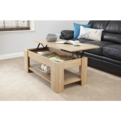 GFW Lift Up Coffee Table Oak -Living Room Furniture Store 83723429 3