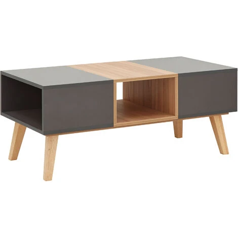 GFW Modena Simple Coffee Table Grey 4 GFW Modena Simple Coffee Table Grey - Image 2