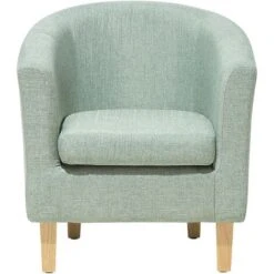 Classic Fabric Tub Chair With Footstool Green Fabric Armchair Living Room Holden 11 Classic Fabric Tub Chair With Footstool Green Fabric Armchair Living Room Holden -Living Room Furniture Store 8465803 5