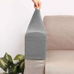 Elastic Armrest Covers Armrest Protectors For Sofa Armrests Armrest Protectors For Sofa Armrests Removable Sofa Armrest Covers Removable Washable 2 Sets Armrest Covers For Chair Sofa Armchair Stretch -Living Room Furniture Store 85985131 5