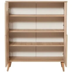 Natural - Sideboard Cabinet Cupboard Storage Furniture Drawers & Doors- Solid Wooden Legs 10 Natural - Sideboard Cabinet Cupboard Storage Furniture Drawers & Doors- Solid Wooden Legs -Living Room Furniture Store 87496147 4