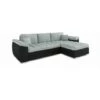 Vegas Universal L-Shape Corner Sofa Bed - Grey & Black 2 Vegas Universal L-Shape Corner Sofa Bed - Grey & Black -Living Room Furniture Store 88962364 1