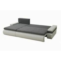 Max Right Hand Facing Corner Sofa Bed - Grey & White -Living Room Furniture Store 88962387 2