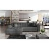 Sorento Left Hand Facing Corner Sofa Bed - Medium Grey & Grey -Living Room Furniture Store 88962513 1
