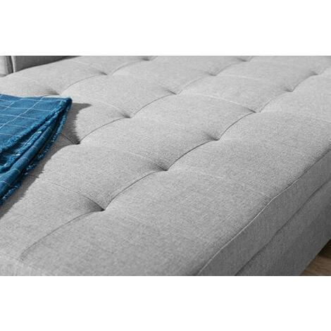 Sorento Left Hand Facing Corner Sofa Bed - Medium Grey & Grey 5 Sorento Left Hand Facing Corner Sofa Bed - Medium Grey & Grey - Image 3