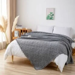 HIASDFLS Plaid Canape Grande Taille Housse Canapé 3 Places Réversible Couvre Canapé Jete De Canape Polyvalente Avec Décoratifs Glands - Gris, 180x300cm 11 HIASDFLS Plaid Canape Grande Taille Housse Canapé 3 Places Réversible Couvre Canapé Jete De Canape Polyvalente Avec Décoratifs Glands - Gris, 180x300cm -Living Room Furniture Store 89422734 5