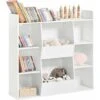 SoBuy Children Kids Bookcase Book Shelf Toy Shelf Storage Display Shelf With 8 Storage Compartments,KMB55-W 1 SoBuy Children Kids Bookcase Book Shelf Toy Shelf Storage Display Shelf With 8 Storage Compartments,KMB55-W -Living Room Furniture Store 91969504 1