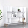 Frame Dion Bookshelf - White 2 Frame Dion Bookshelf - White -Living Room Furniture Store 92199148 1