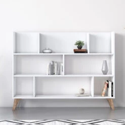 Frame Dion Bookshelf - White -Living Room Furniture Store 92199148 5