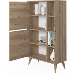 Vega Elevated Cabinet - Oak 10 Vega Elevated Cabinet - Oak -Living Room Furniture Store 92199187 4