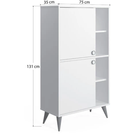 Vega Elevated Cabinet - Oak 7 Vega Elevated Cabinet - Oak - Image 5