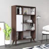 Soho Wide Bookshelf - Walnut -Living Room Furniture Store 92199217 1