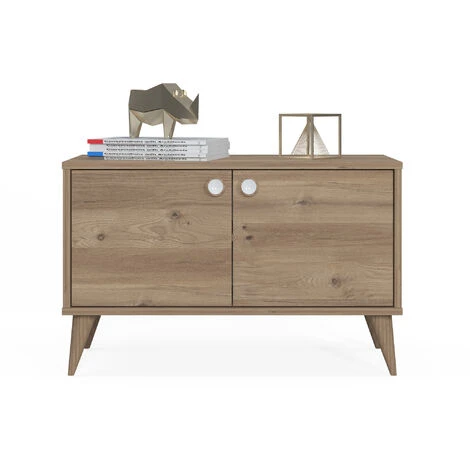 VEGA TWO DOOR CABINET - OAK 5 VEGA TWO DOOR CABINET - OAK - Image 3