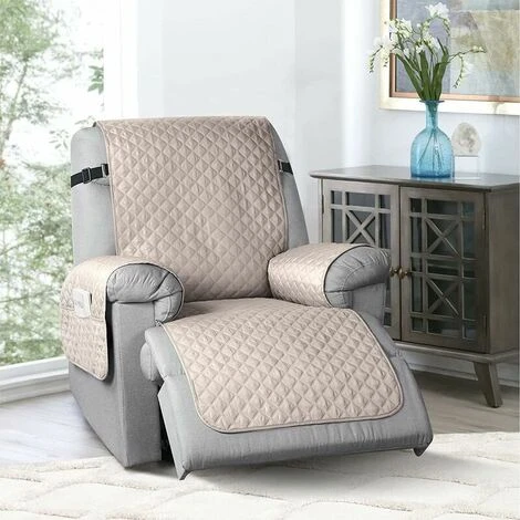 Sofa Slipcovers Slipcover Recliner Chair Slipcover Couch Cover, Reversible Recliner Chair Cover With Adjustable Elastic Strap, Washable Recliner Chair Slipcover Seat Protector 4 Sofa Slipcovers Slipcover Recliner Chair Slipcover Couch Cover, Reversible Recliner Chair Cover With Adjustable Elastic Strap, Washable Recliner Chair Slipcover Seat Protector - Image 2