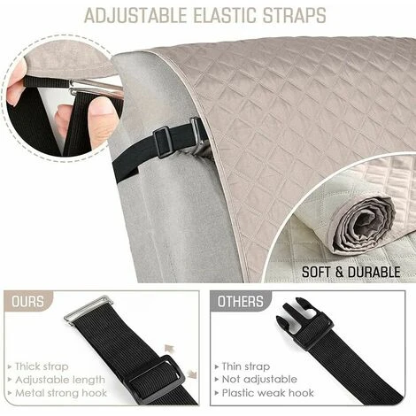 Sofa Slipcovers Slipcover Recliner Chair Slipcover Couch Cover, Reversible Recliner Chair Cover With Adjustable Elastic Strap, Washable Recliner Chair Slipcover Seat Protector 7 Sofa Slipcovers Slipcover Recliner Chair Slipcover Couch Cover, Reversible Recliner Chair Cover With Adjustable Elastic Strap, Washable Recliner Chair Slipcover Seat Protector - Image 5