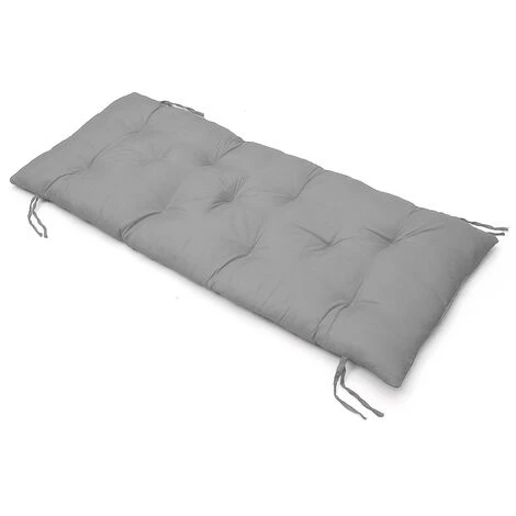 150x50X8CM Garden Outdoor Bench Cushion Non-Slip Chaise Chair Pad Seat Mat Grey 3 150x50X8CM Garden Outdoor Bench Cushion Non-Slip Chaise Chair Pad Seat Mat Grey