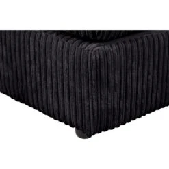 Collingdale Jumbo Cord Fabric Sofa Set (Black, Footstool) -Living Room Furniture Store 94750333 4