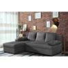 Toledo Corner Sofa Bed - Grey 2 Toledo Corner Sofa Bed - Grey -Living Room Furniture Store 94758227 1