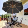3m Garden Parasol Umbrella Garden Outdoor Sun Shade Push Button Tilt -Living Room Furniture Store 97820720 1