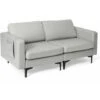Modern Sofa Couch Loveseat 2-3-Seater Sofa Seat Upholstered Padded Cushions 2 Modern Sofa Couch Loveseat 2-3-Seater Sofa Seat Upholstered Padded Cushions -Living Room Furniture Store 97853553 1