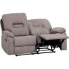 Modern Fabric Recliner Sofa Manual Reclining Padded 2 Seater Beige Bergen 1 Modern Fabric Recliner Sofa Manual Reclining Padded 2 Seater Beige Bergen -Living Room Furniture Store 9857645 1